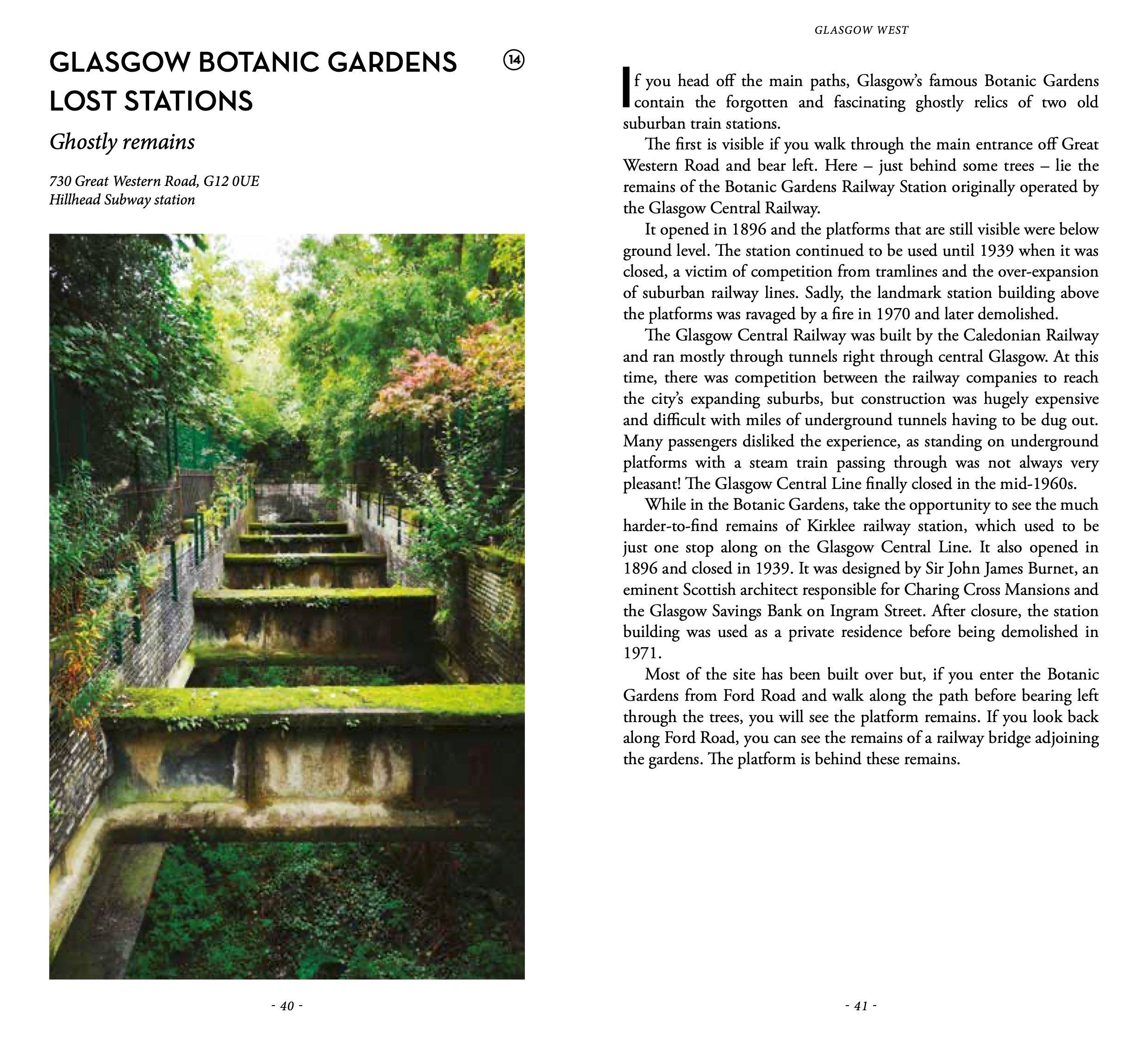 Beispielinhalt (Bild) Secret Glasgow