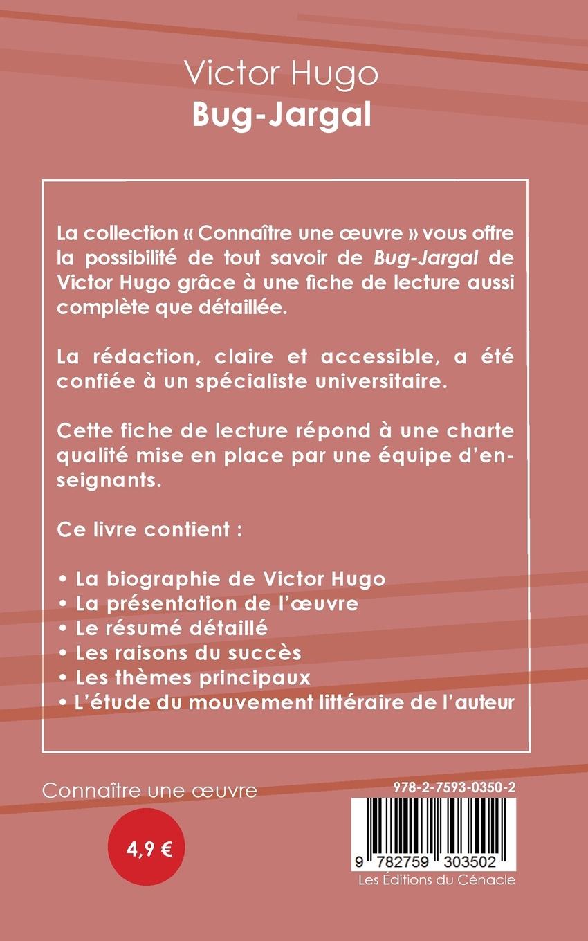 Rückseitencover Fiche de lecture Bug-Jargal de Victor Hugo (Analyse littéraire de référence et résumé complet)