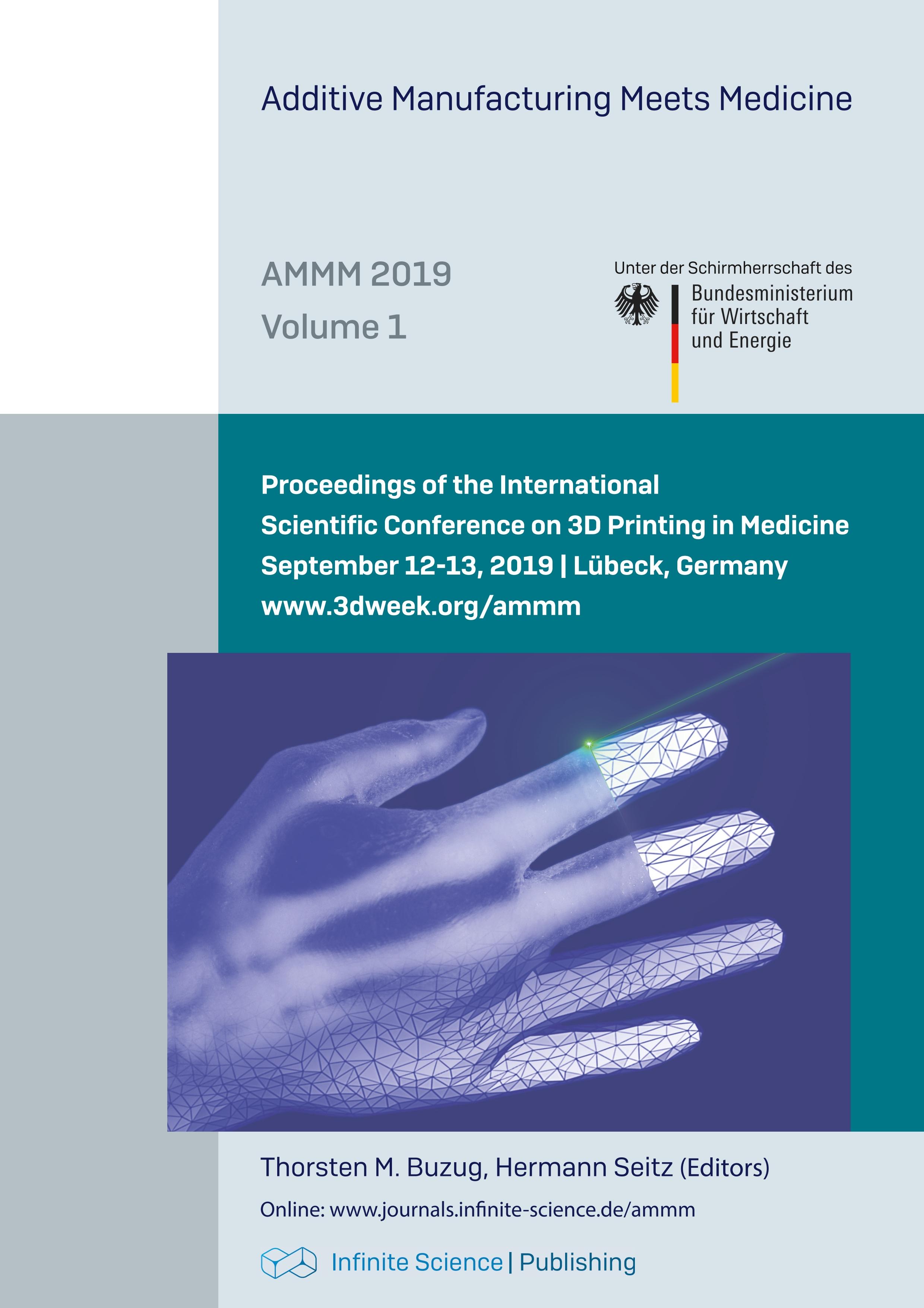 Vorderes Coverbild Additive Manufacturing Meets Medicine (AMMM 2019)