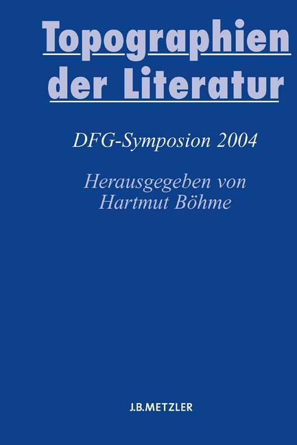 Vorderes Coverbild Topographien der Literatur