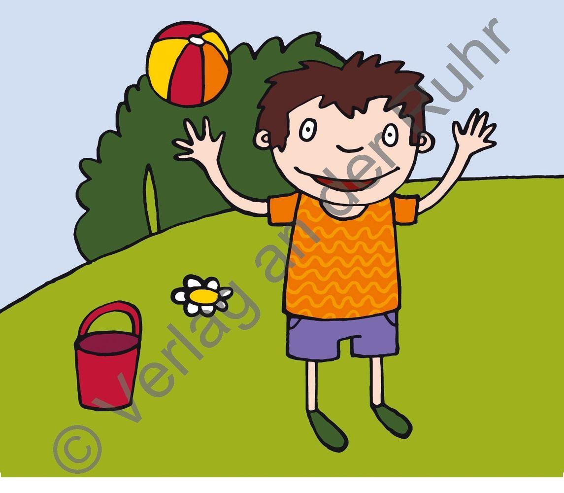 Beispielinhalt (Bild) Bildkarten zur Sprachförderung: Einzahl - Mehrzahl