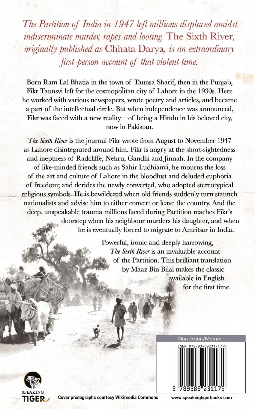 Rückseitencover The Sixth River