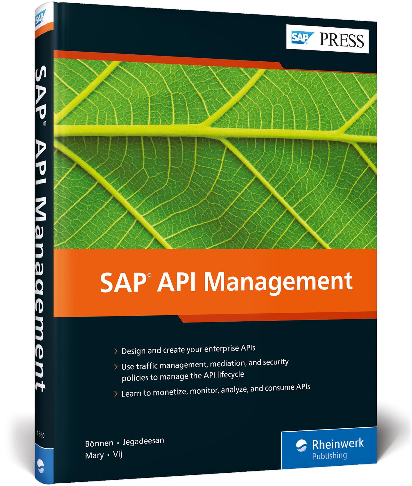Vorderes Coverbild SAP API Management