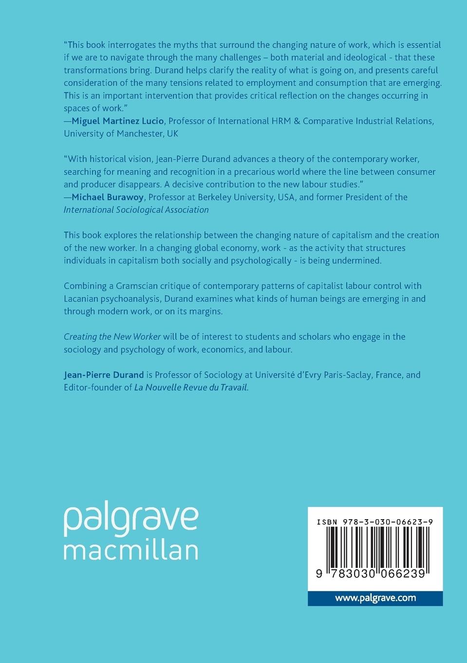 Rückseitencover Creating the New Worker