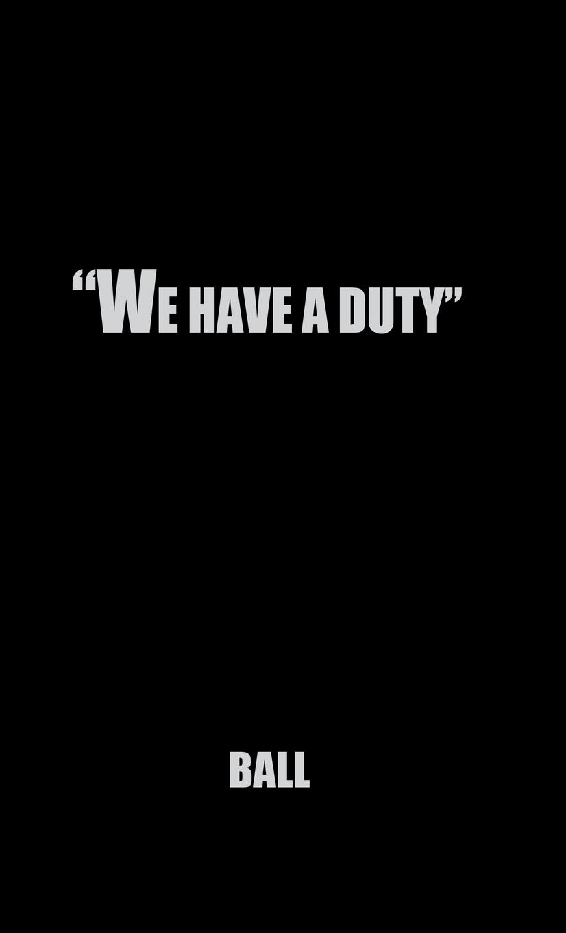 Vorderes Coverbild We Have a Duty