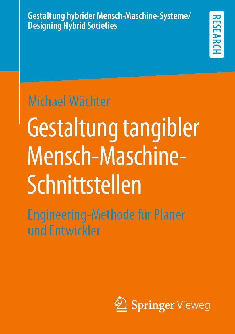 Vorderes Coverbild Gestaltung tangibler Mensch-Maschine-Schnittstellen