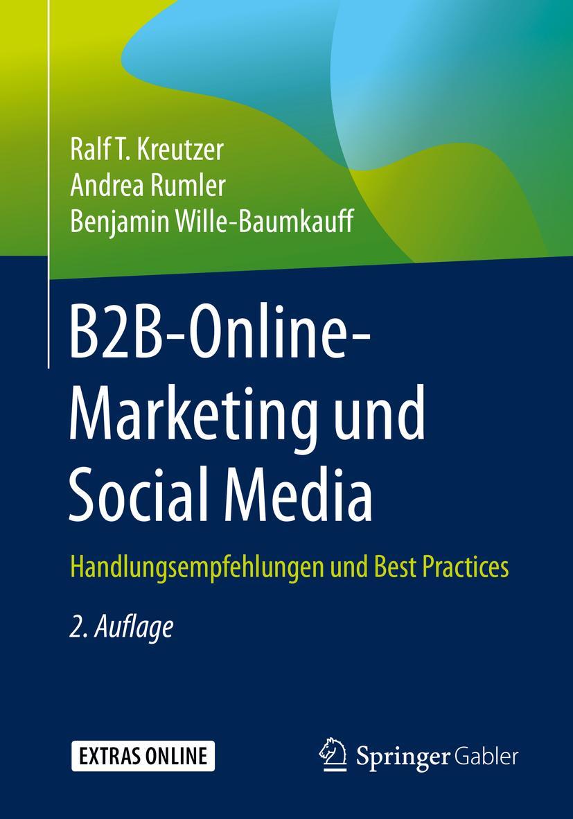 Vorderes Coverbild B2B-Online-Marketing und Social Media