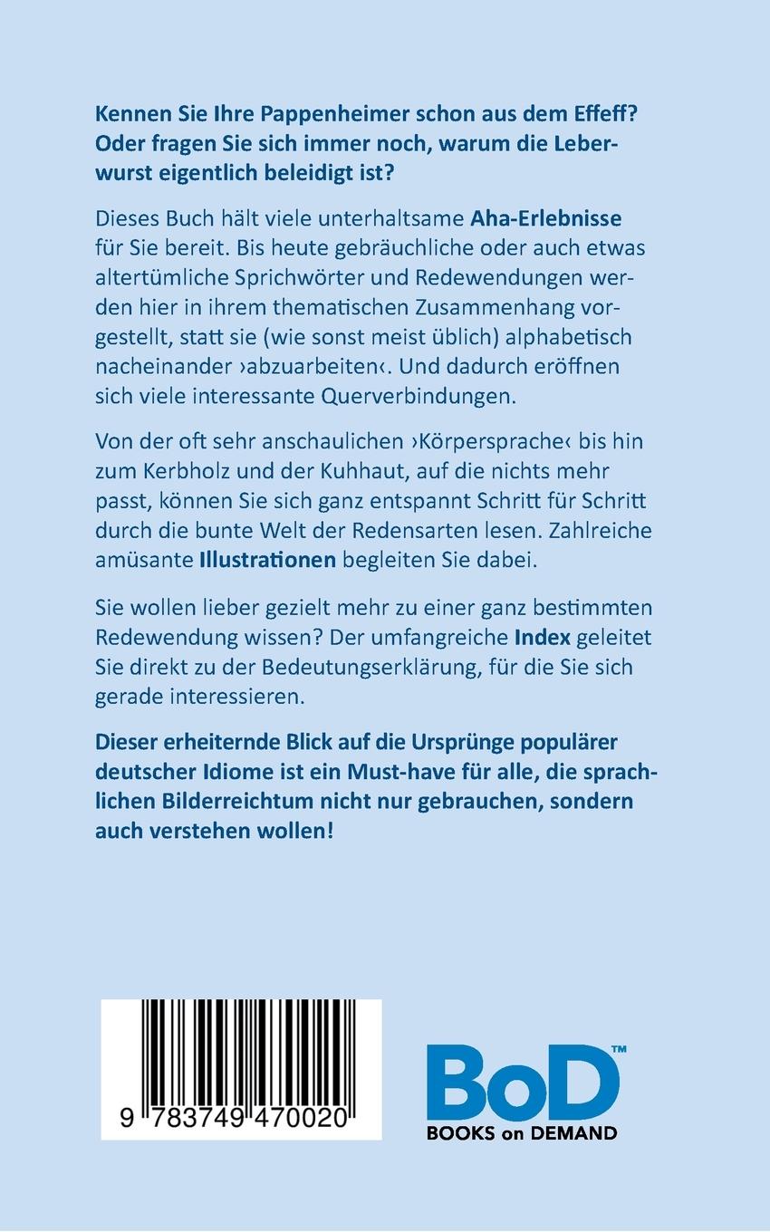 Rückseitencover Kennen Sie Ihre  Pappenheimer?