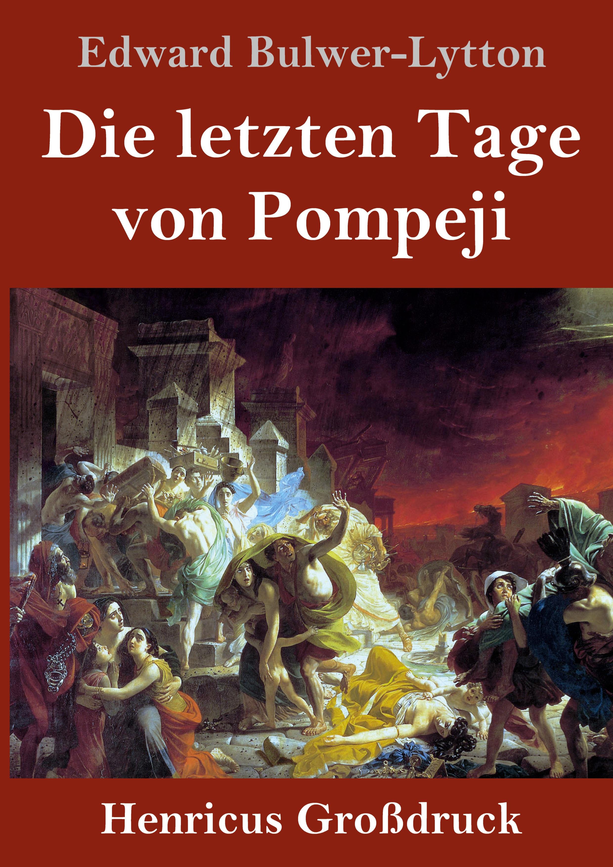 Vorderes Coverbild Die letzten Tage von Pompeji (Großdruck)