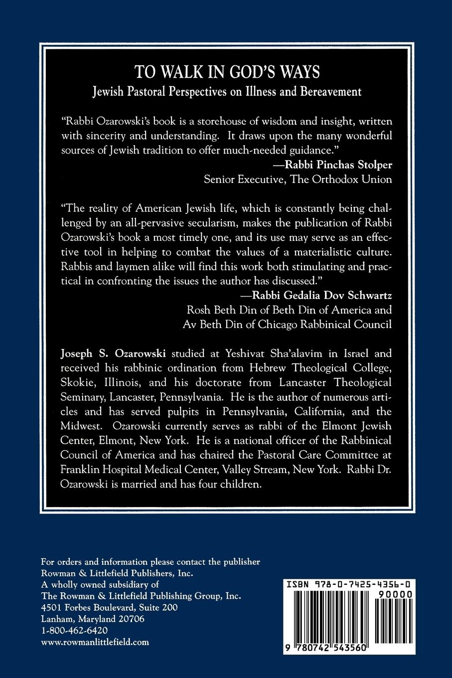 Rückseitencover To Walk in God's Ways