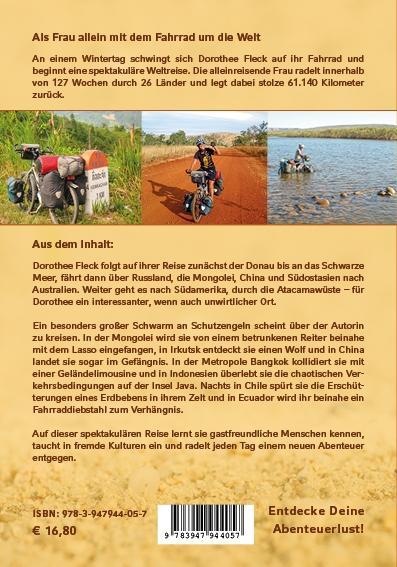 Beispielinhalt (Bild) Als Frau allein mit dem Fahrrad um die Welt