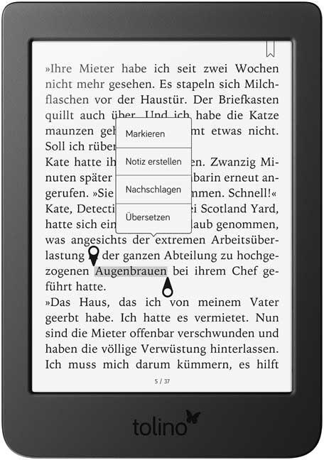 Beispielinhalt (Bild) tolino page 2