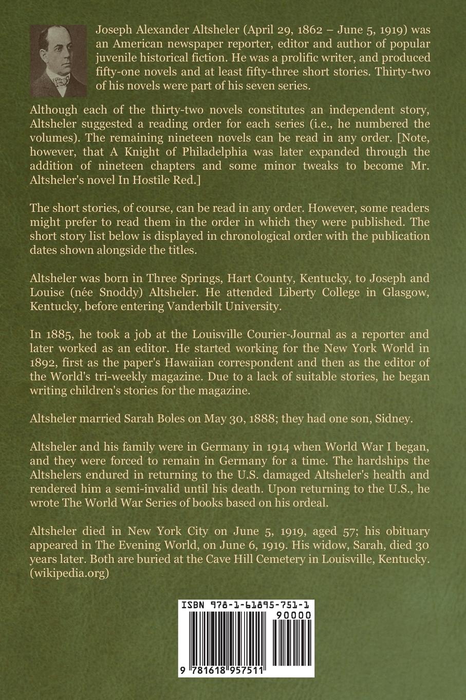 Rückseitencover The Tree of Appomattox