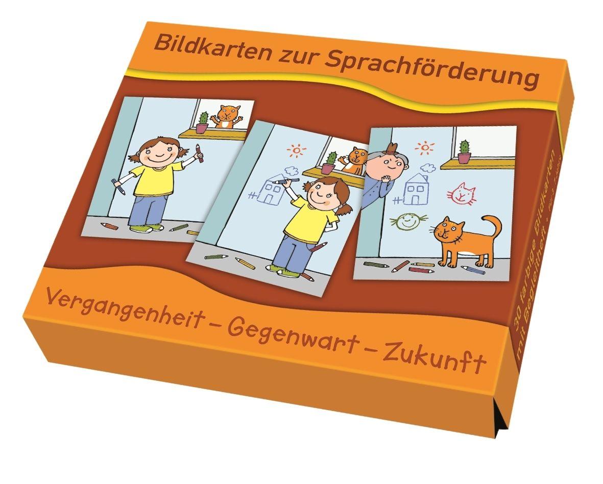 Beispielinhalt (Bild) Bildkarten zur Sprachförderung: Vergangenheit - Gegenwart - Zukunft - Neuauflage