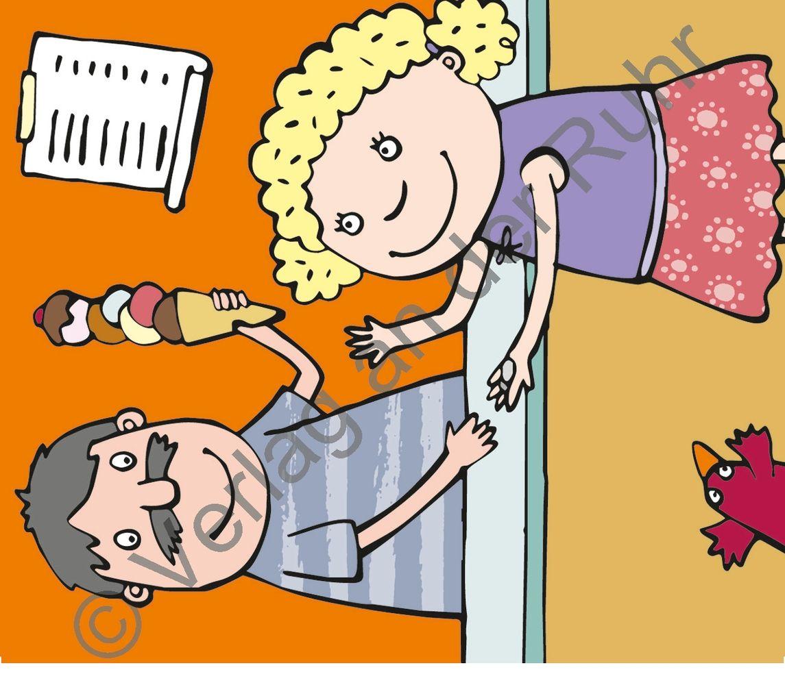 Beispielinhalt (Bild) Bildkarten zur Sprachförderung: Vergangenheit - Gegenwart - Zukunft - Neuauflage