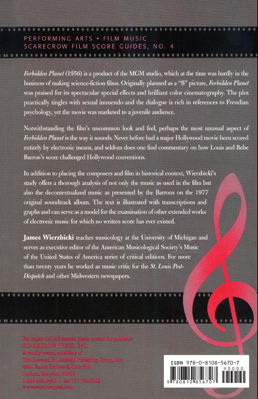 Rückseitencover Louis and Bebe Barron's Forbidden Planet