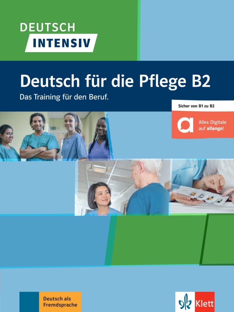 Vorderes Coverbild Deutsch intensiv Deutsch für die Pflege B2.  Buch + Online