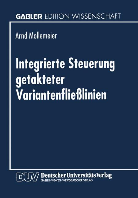 Vorderes Coverbild Integrierte Steuerung getakteter Variantenfließlinien