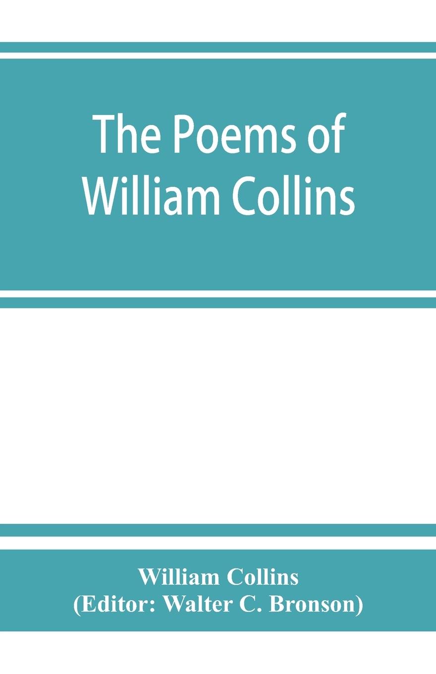 Vorderes Coverbild The poems of William Collins