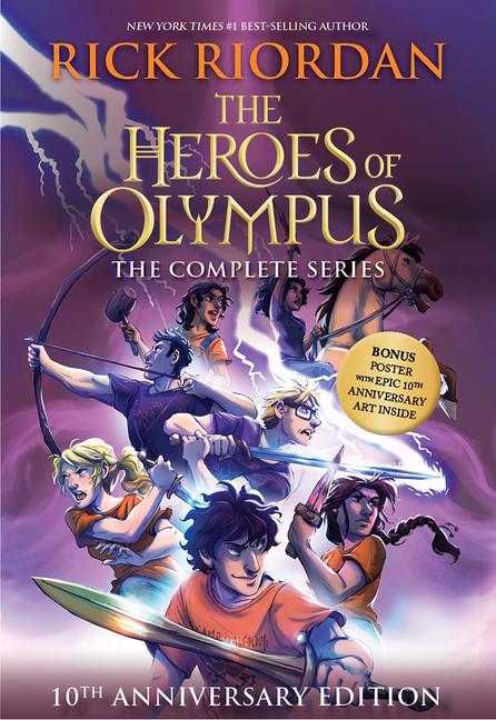 Vorderes Coverbild Heroes of Olympus Paperback Boxed Set, The-10th Anniversary Edition