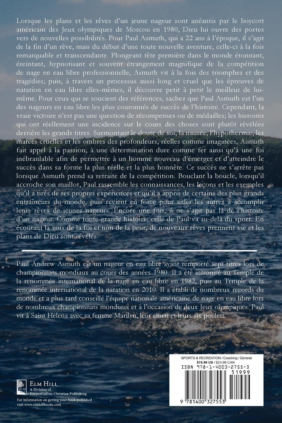 Rückseitencover The Marathon Swimming the Sport of the Soul (French Language Edition)