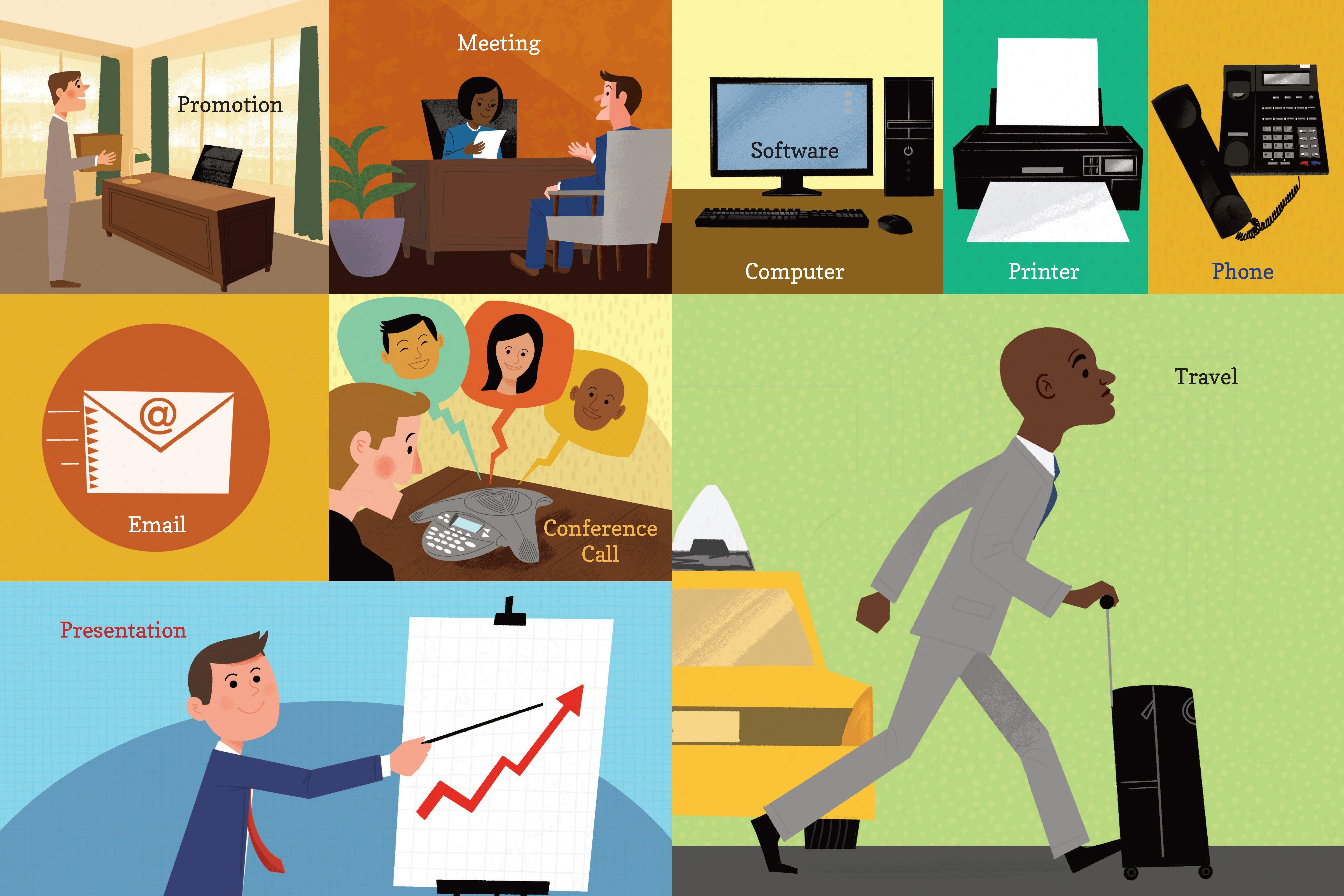 Beispielinhalt (Bild) 100 First Words for Little CEOs