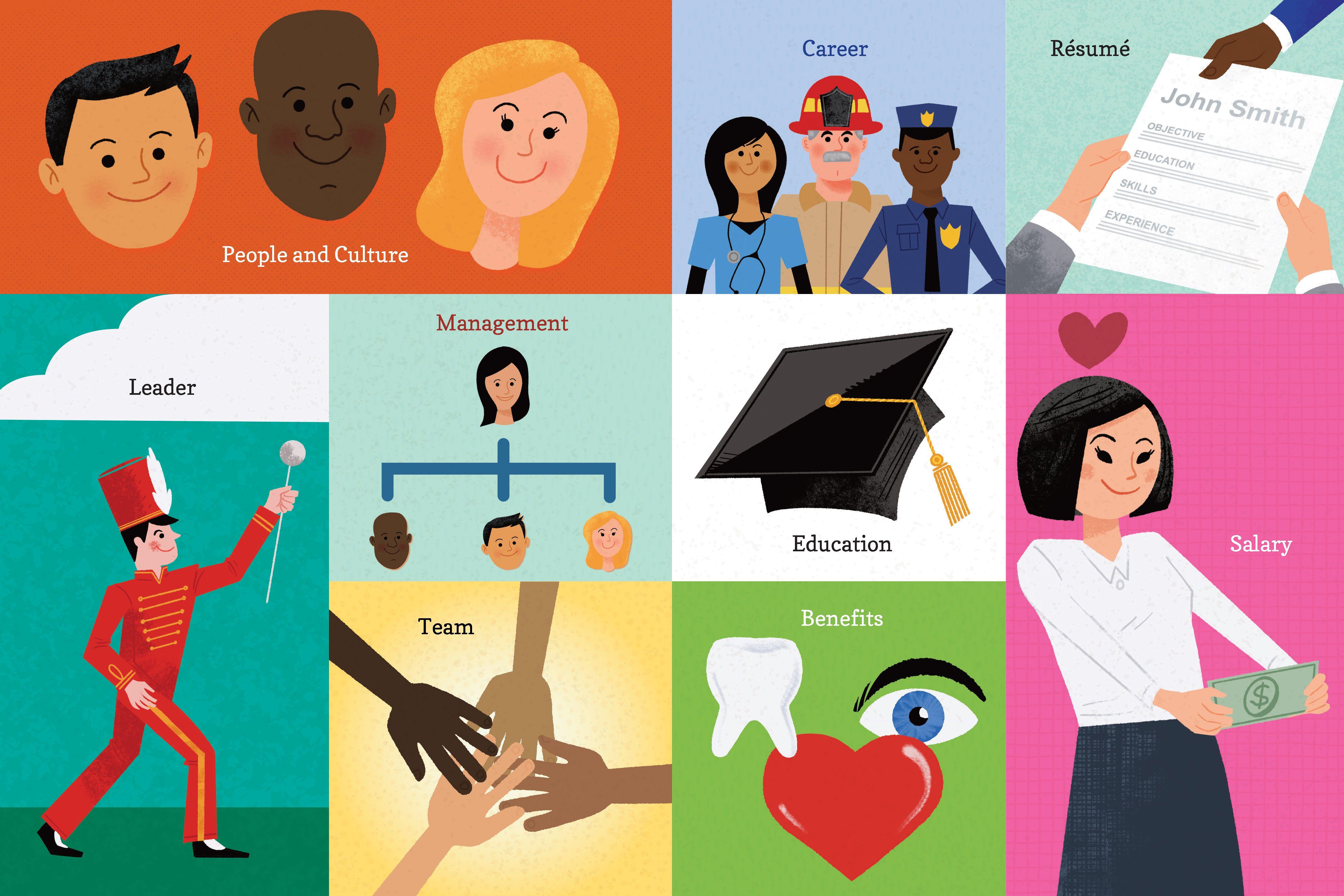 Beispielinhalt (Bild) 100 First Words for Little CEOs