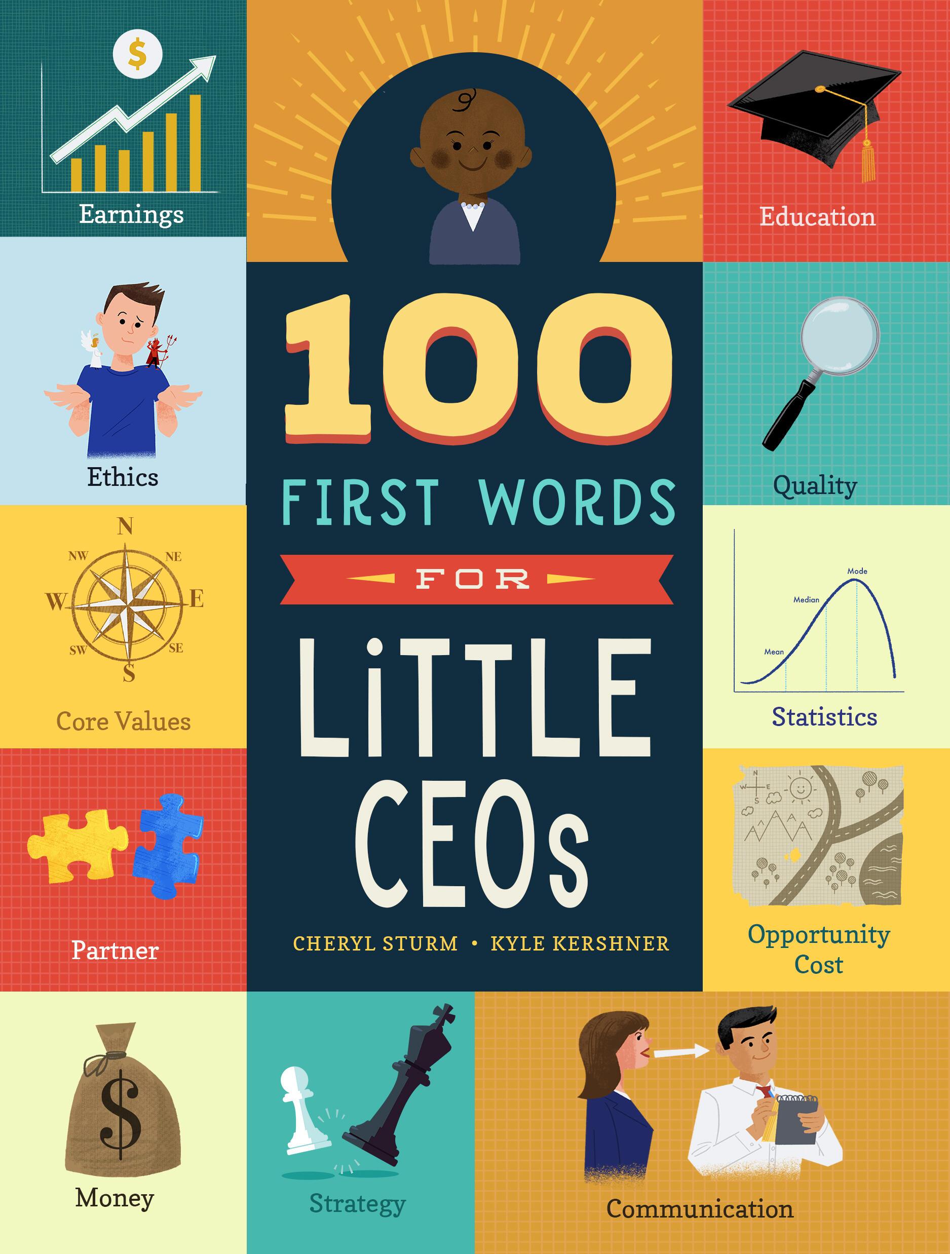 Vorderes Coverbild 100 First Words for Little CEOs