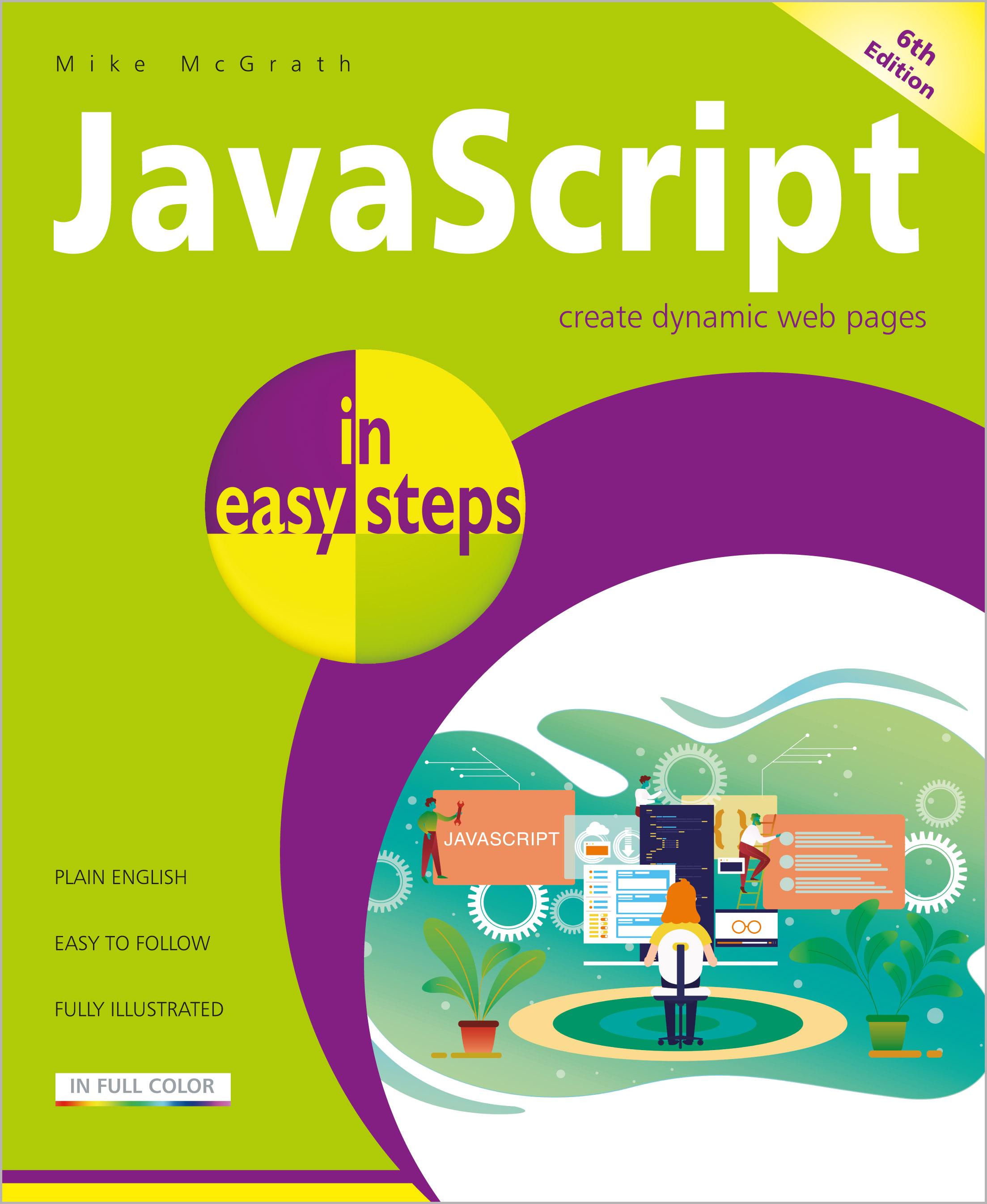 Vorderes Coverbild JavaScript in Easy Steps
