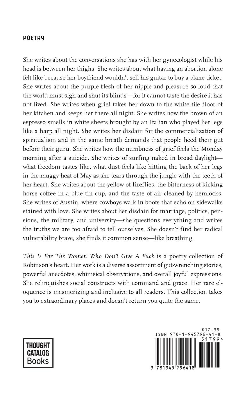 Rückseitencover This Is For The Women Who Don't Give A Fuck