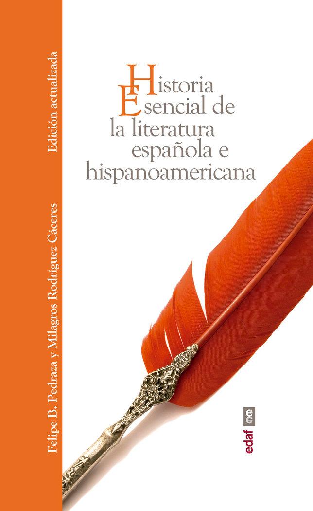 Vorderes Coverbild Historia esencial de la literatura española e hispanoamericana