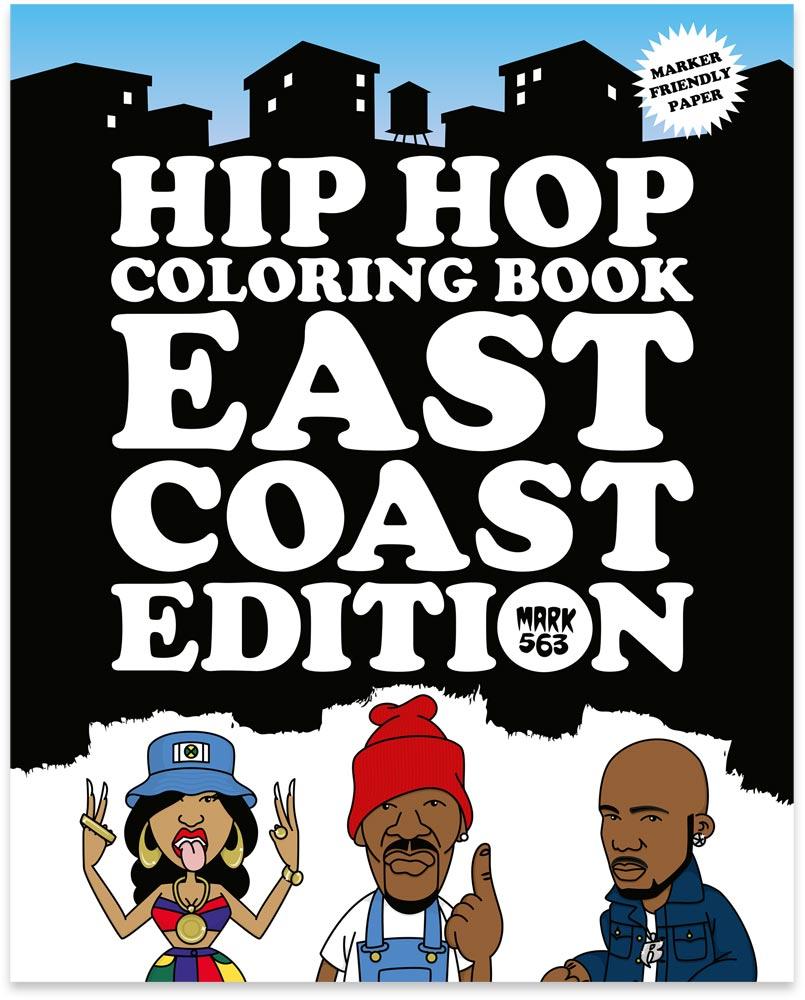 Vorderes Coverbild Hip Hop Coloring Book: East Coast Edition
