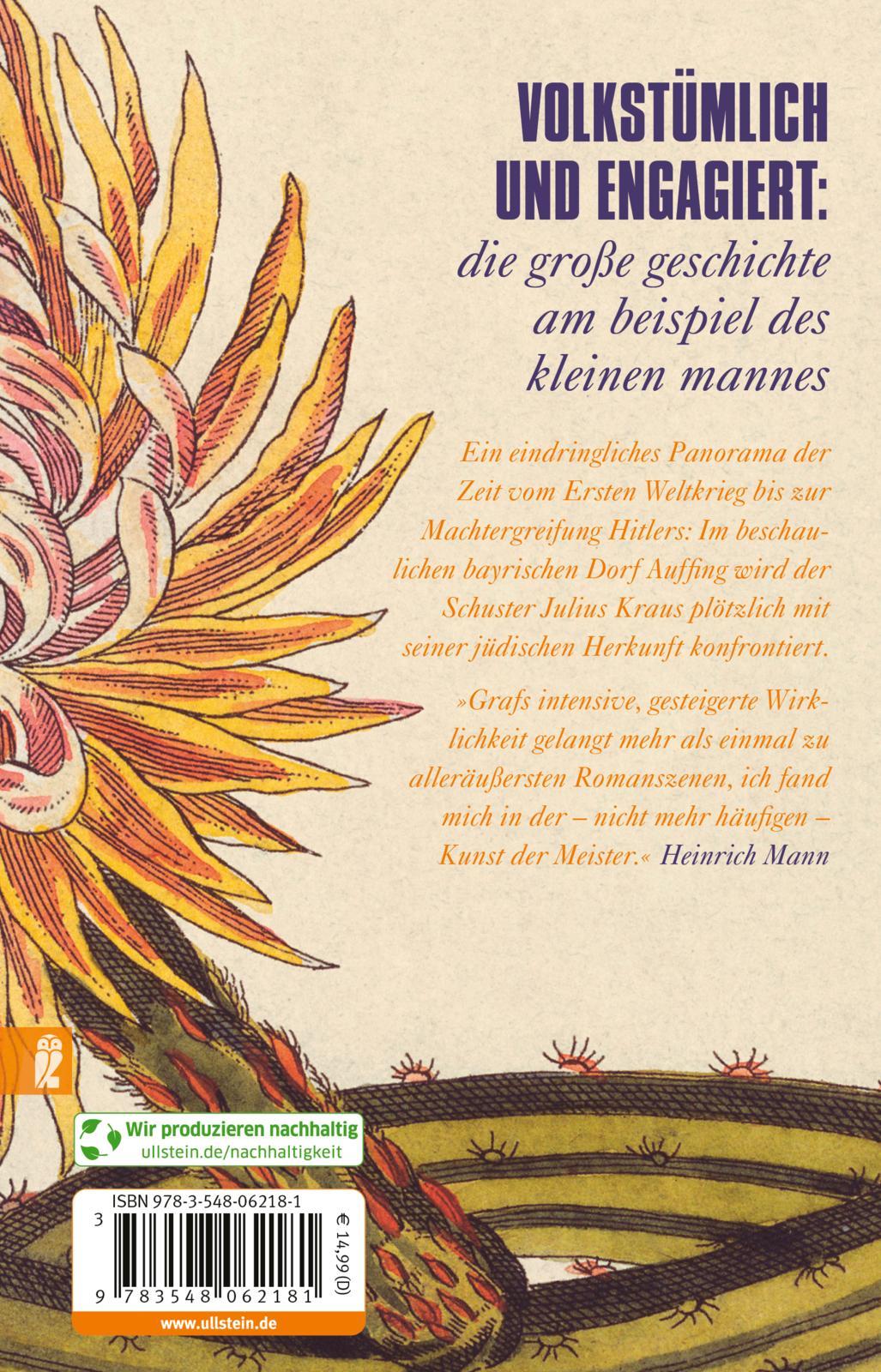 Rückseitencover Unruhe um einen Friedfertigen