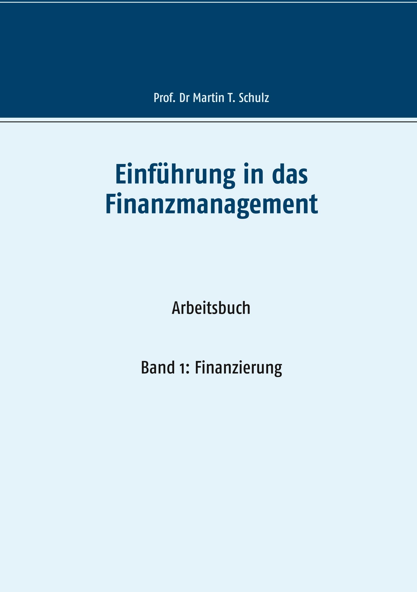 Vorderes Coverbild Einführung in das Finanzmanagement