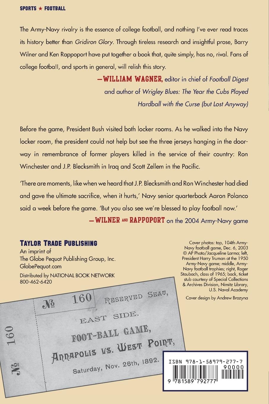 Rückseitencover Gridiron Glory