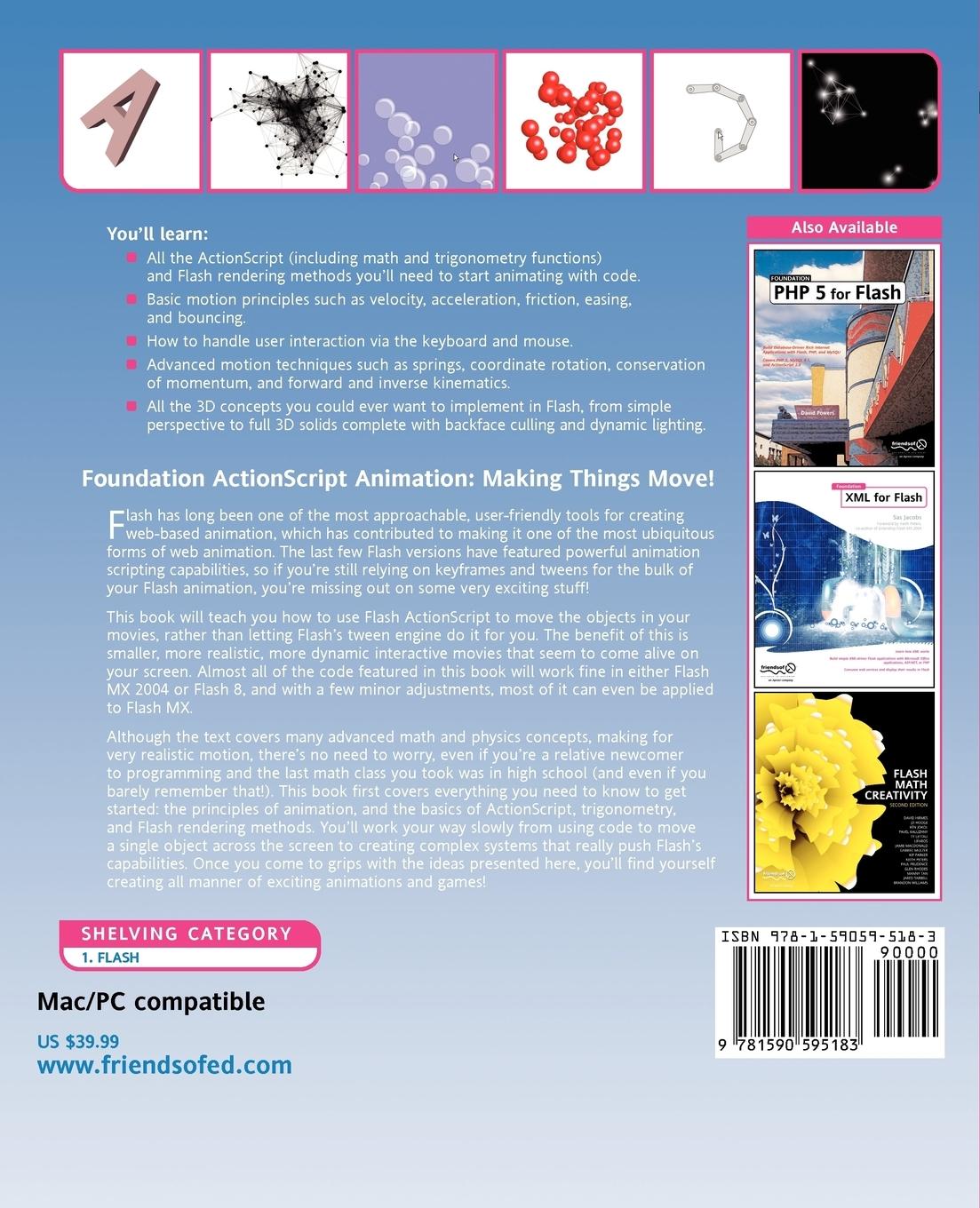 Rückseitencover Foundation ActionScript Animation