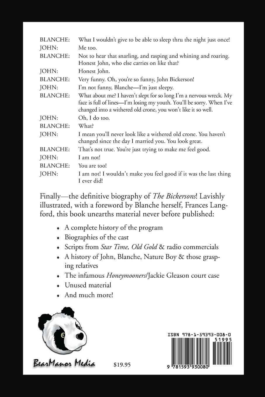 Rückseitencover The Bickersons