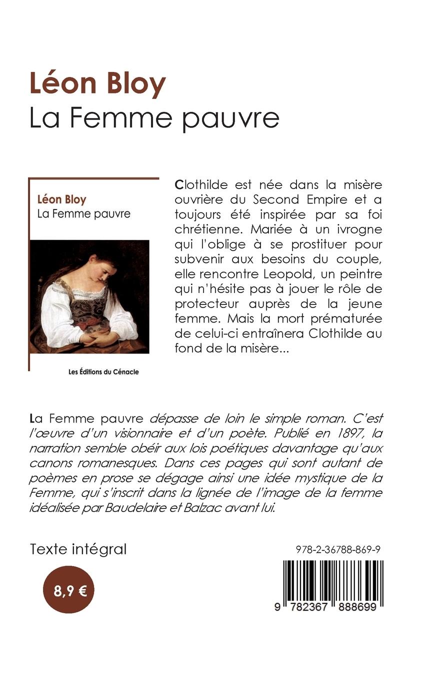 Rückseitencover La Femme pauvre (édition de référence)