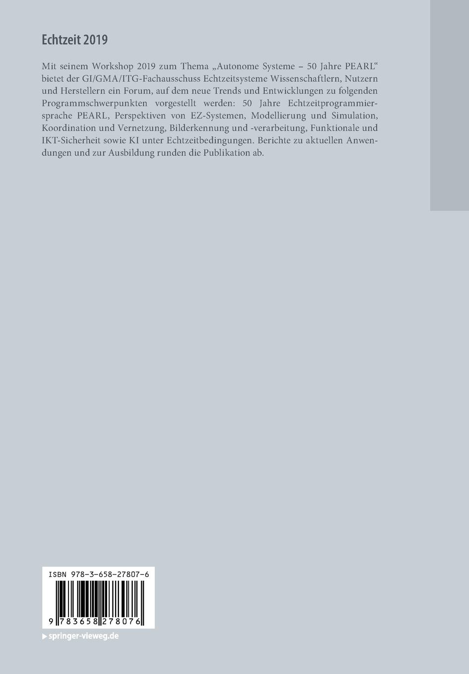 Rückseitencover Echtzeit 2019