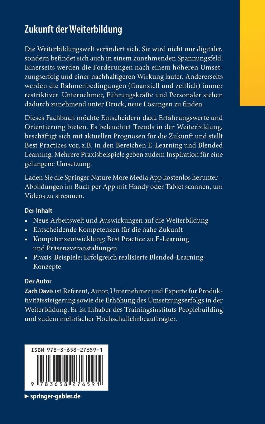 Rückseitencover Zukunft der Weiterbildung