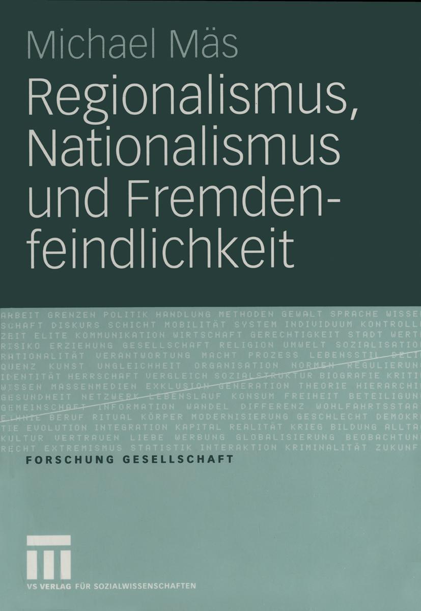 Vorderes Coverbild Regionalismus, Nationalismus und Fremdenfeindlichkeit