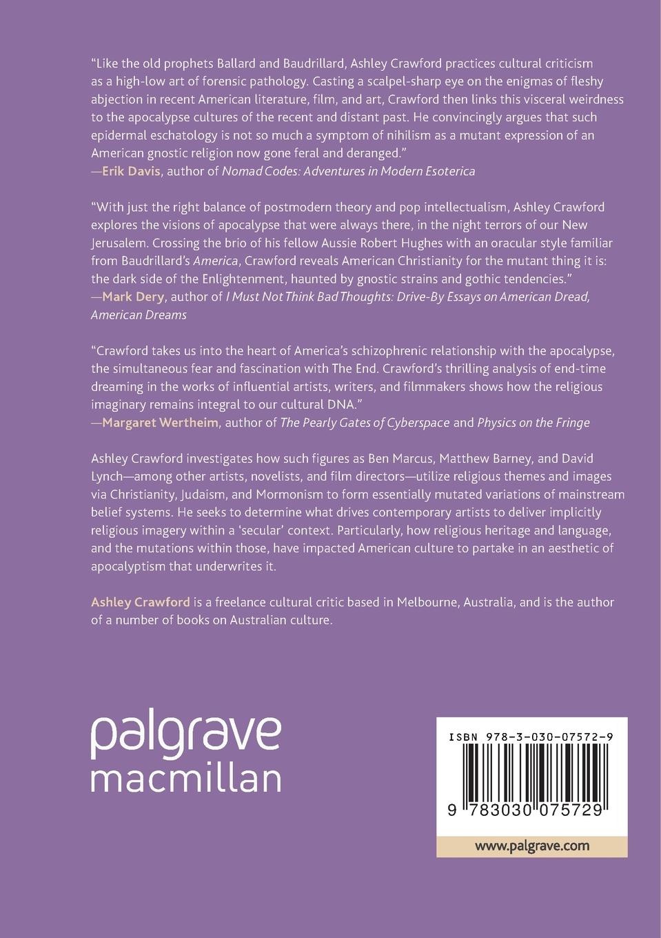 Rückseitencover Religious Imaging in Millennialist America