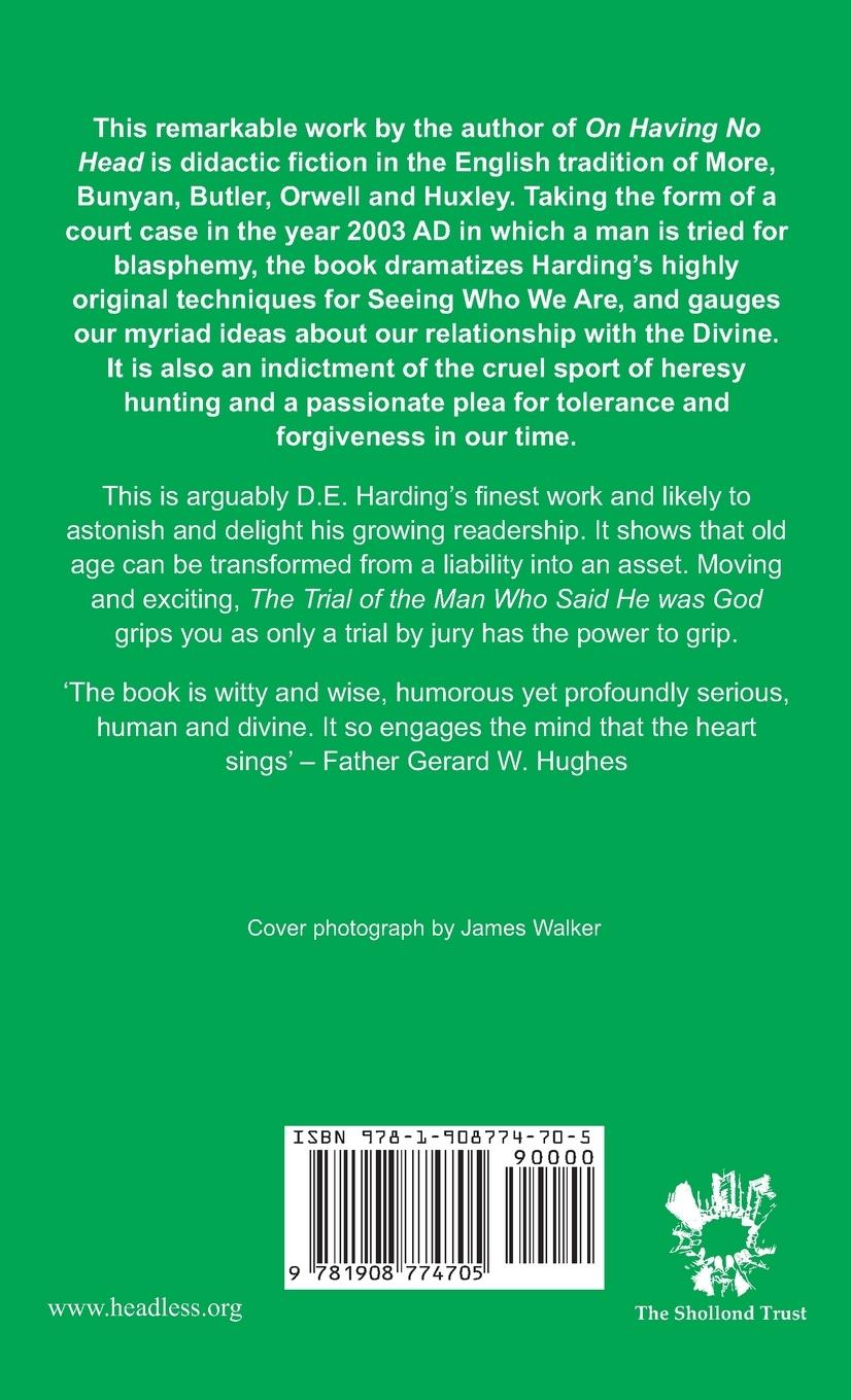 Rückseitencover The Trial of the Man Who Said He was God