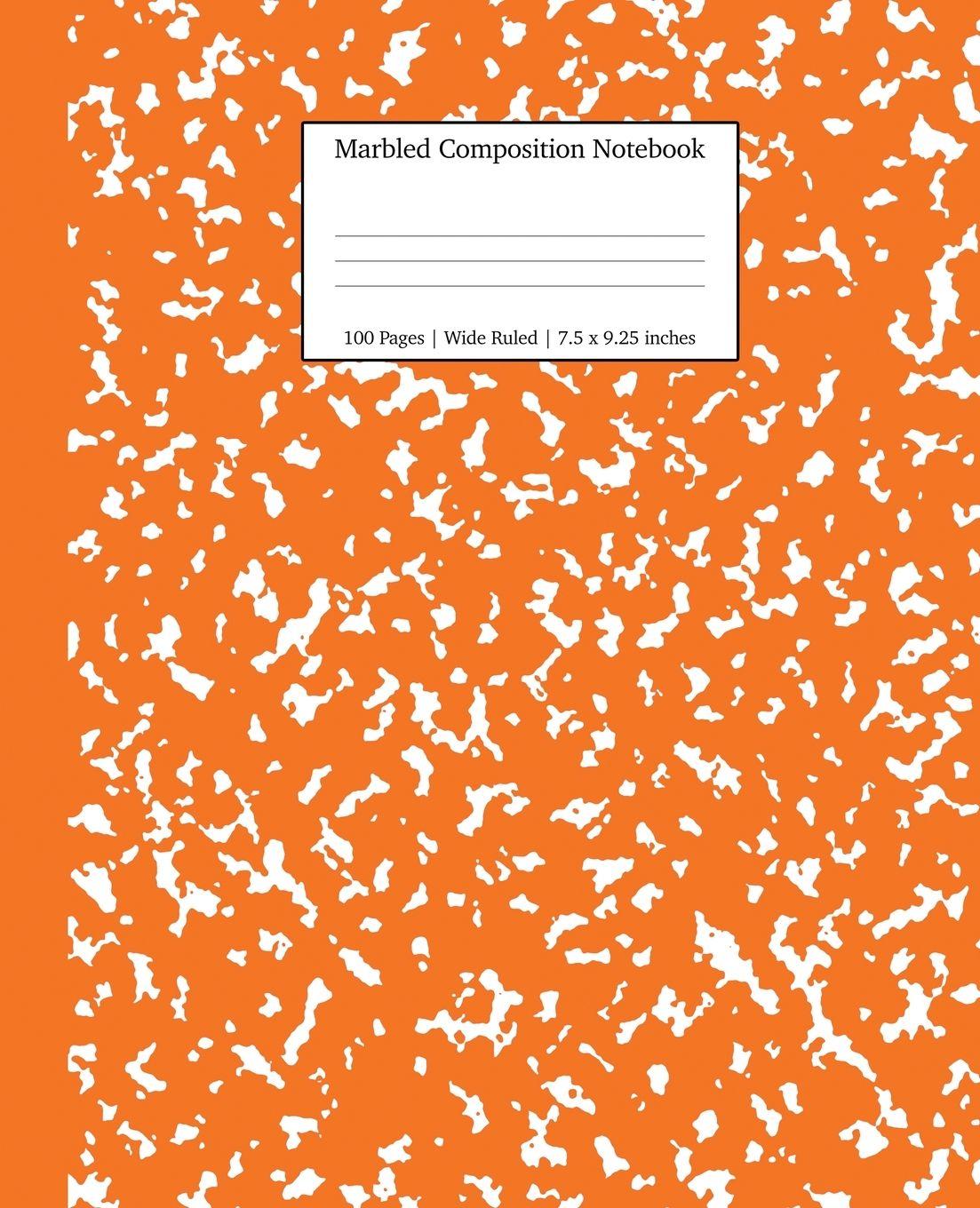 Vorderes Coverbild Marbled Composition Notebook
