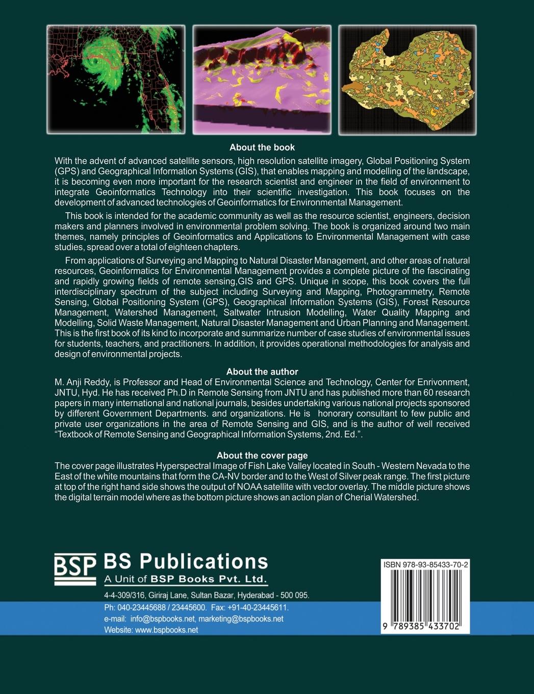 Rückseitencover Geoinformatics for Environmental Management