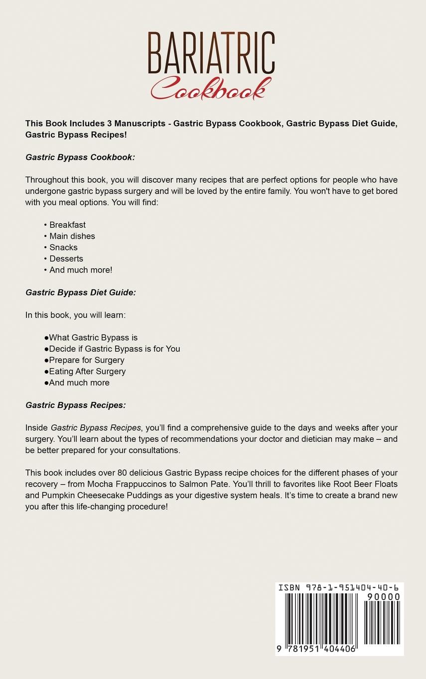 Rückseitencover Bariatric Cookbook