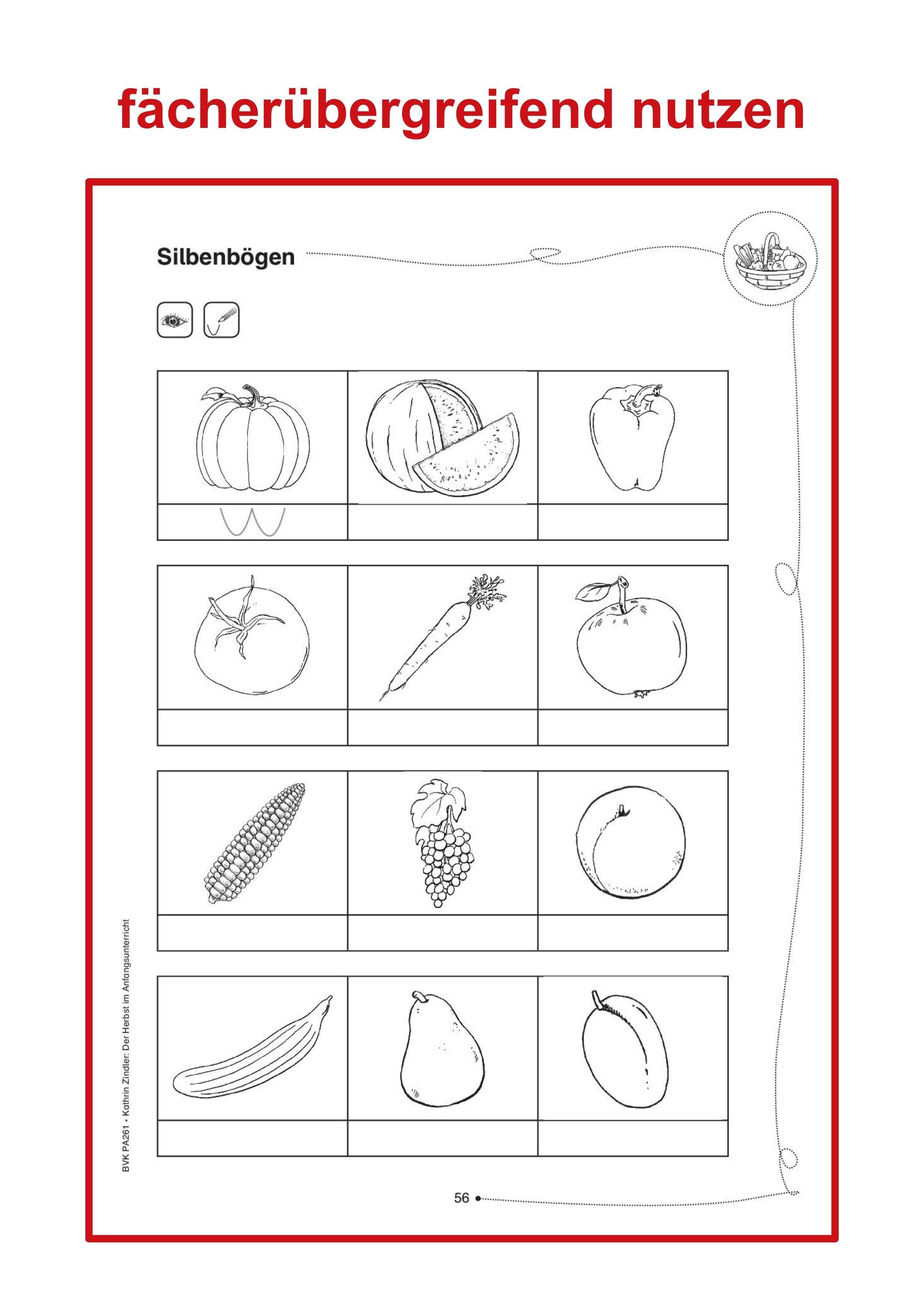 Beispielinhalt (Bild) Der Herbst im Anfangsunterricht