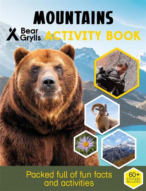 Vorderes Coverbild Bear Grylls Sticker Activity: Mountains