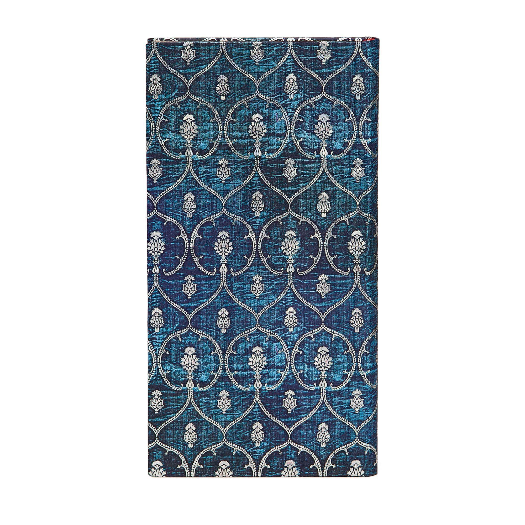 Beispielinhalt (Bild) Hardcover Notizbuch Samtblau Schlank Liniert