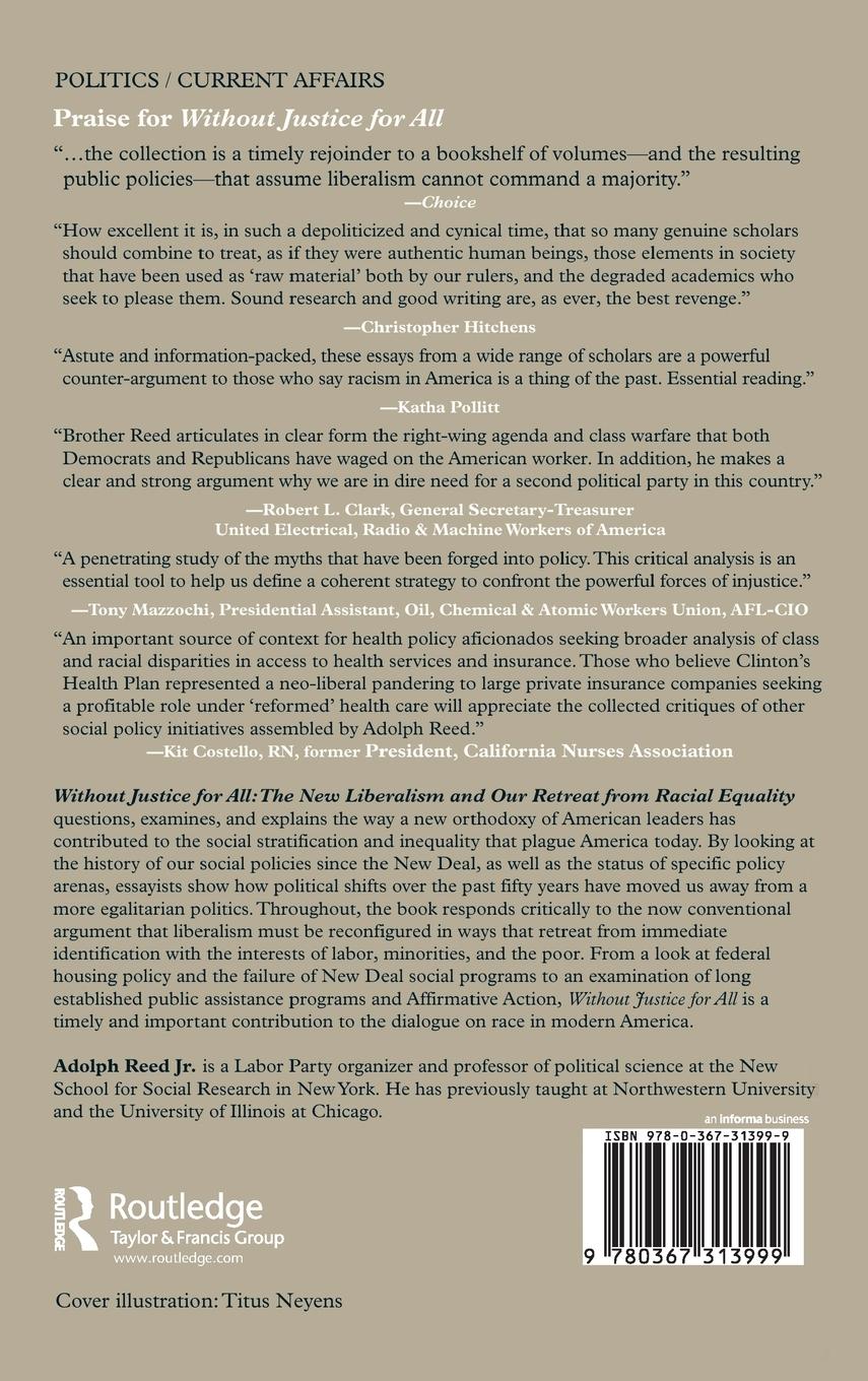 Rückseitencover Without Justice For All